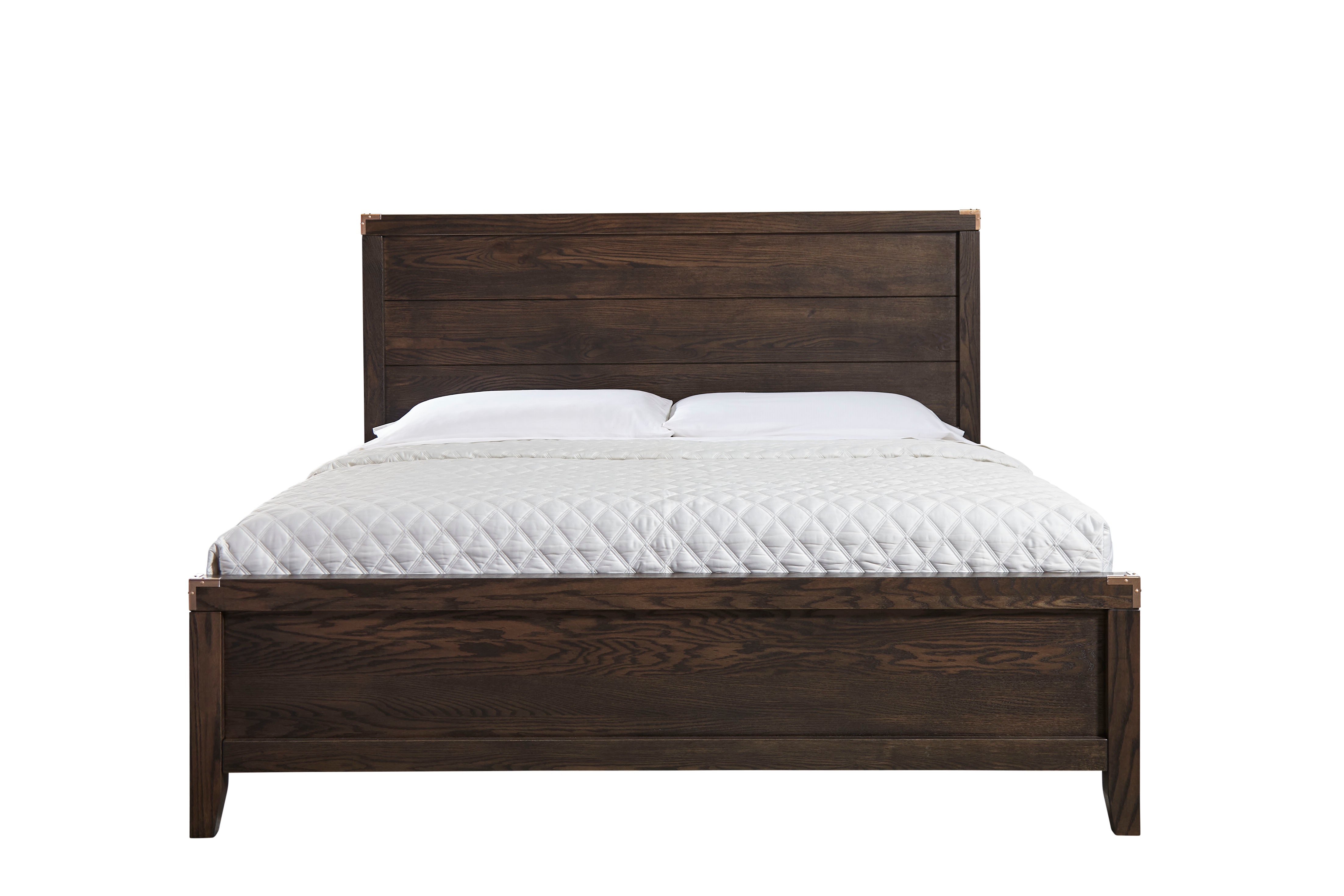 Palettes by Winesburg Bedroom Plank Panel Bed with Both Side Drawers